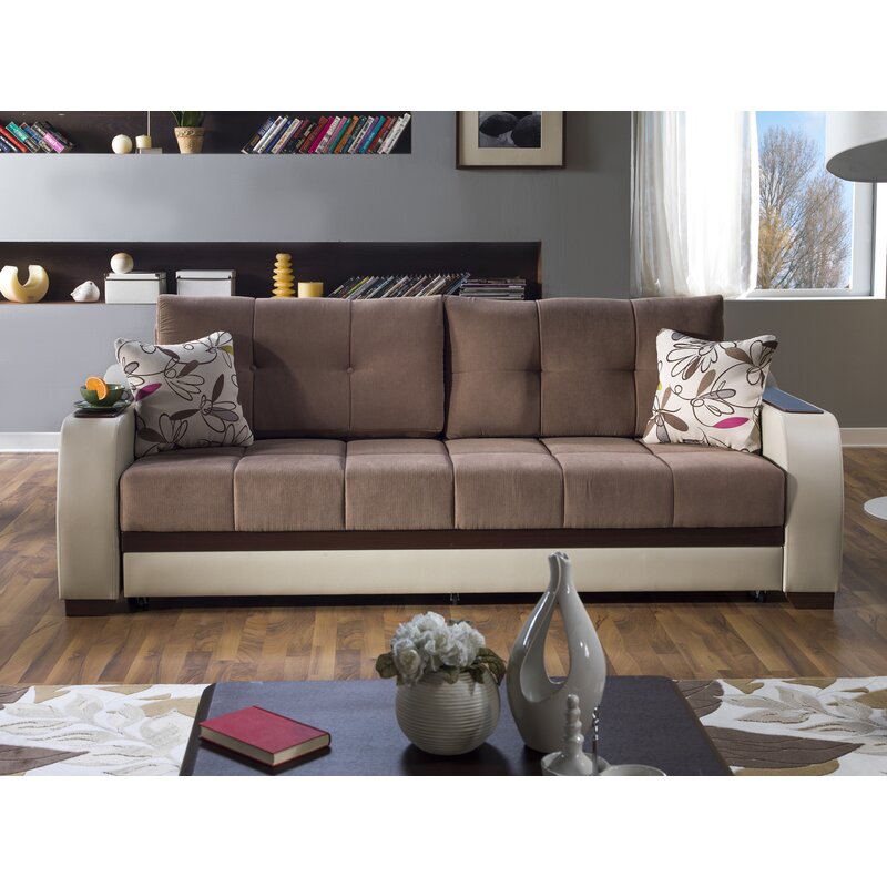 Ebern Designs Twombley Convertible Sleeper Sofa Wayfair